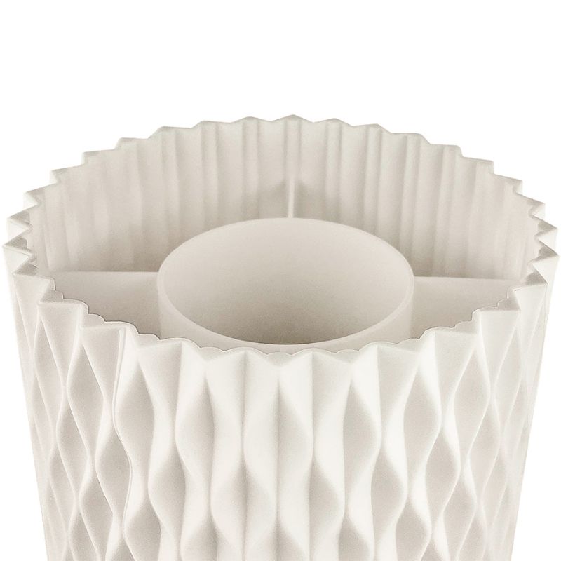 Organizer for brushes, white