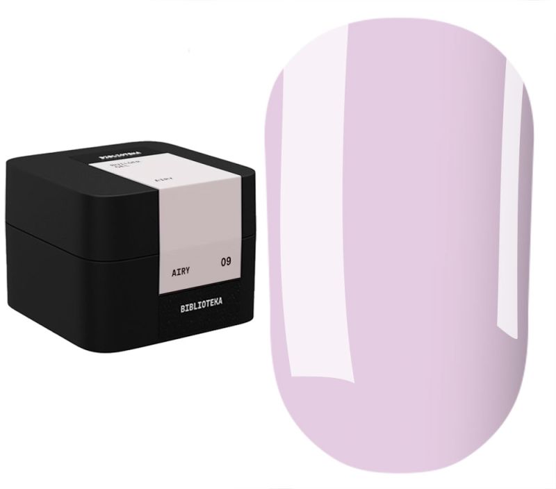 BIBLIOTEKA Моделирующий гель Builder Gel № 09 Airy - Воздушный, 30 мл