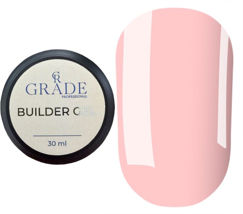 Grade Гель для нігтів Builder gel 04 (натуральний рожево-бежевий), 30 мл