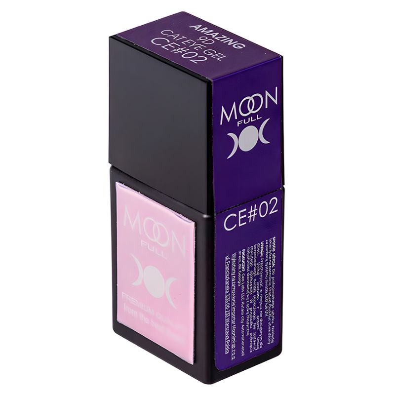 Moon Full Гель-лак для нігтів Amazing 9D Cat Eye gel CE#02, 12 мл