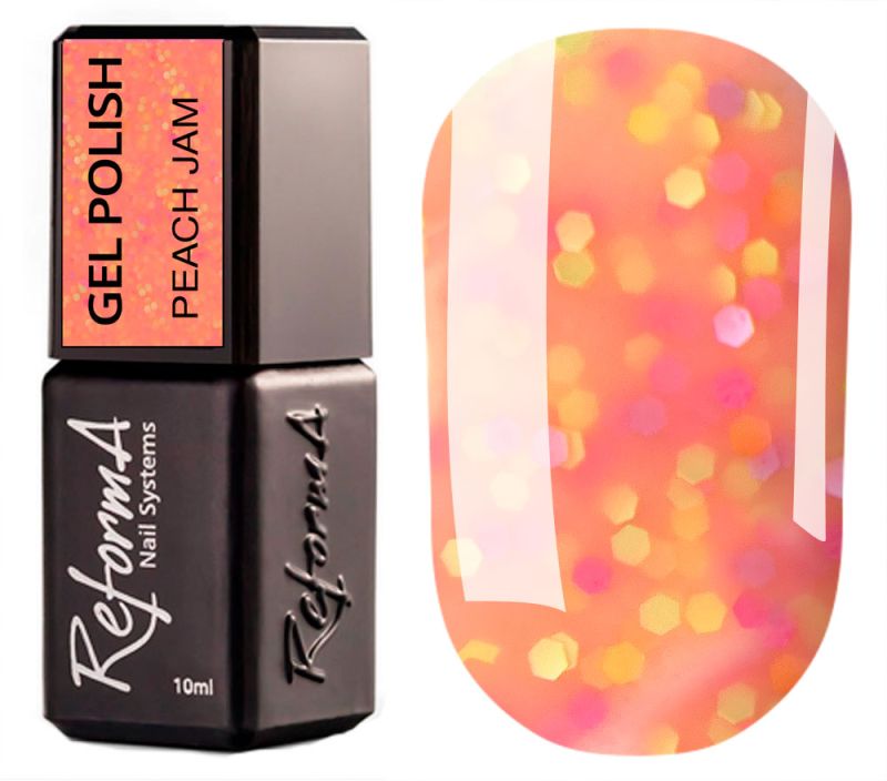 Reforma Gel nail polish Gel polish Peach jam, 10 ml