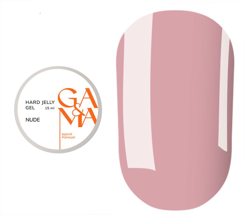GA&MA Hard Jelly gel nude, 15 ml