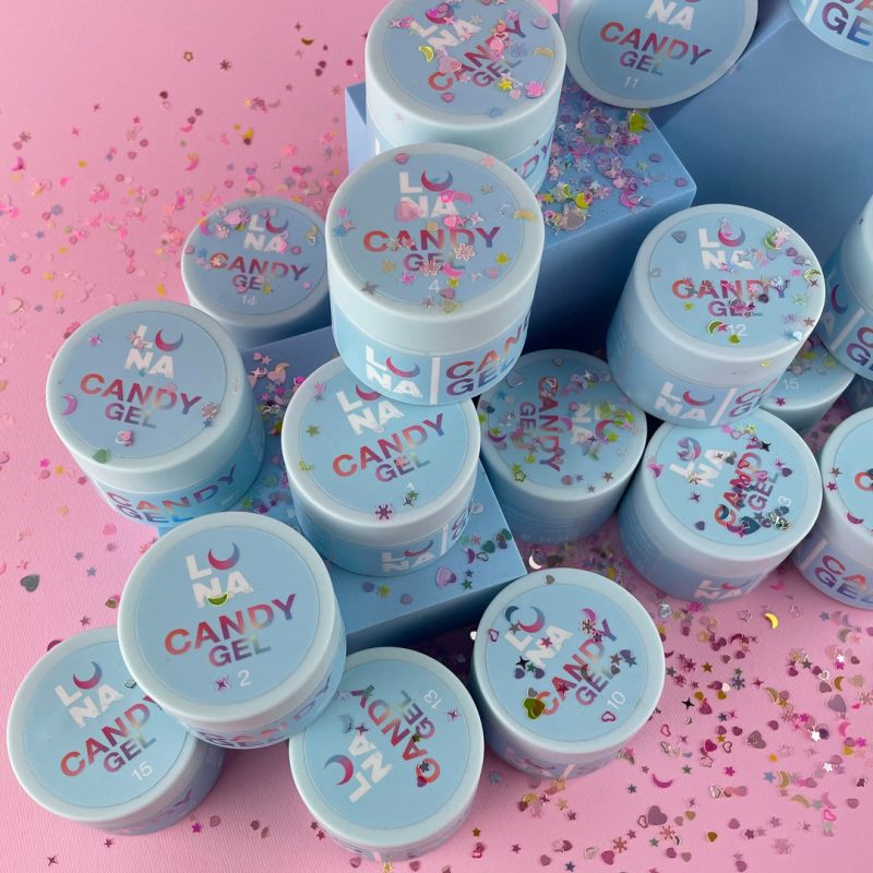 LUNA Candy Gel extension gel №01, 15 ml