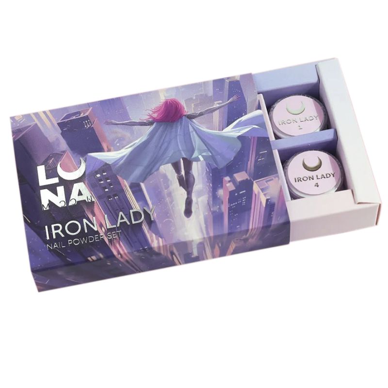 LUNA Комплект втирок для ногтей Iron Lady, 6 штук