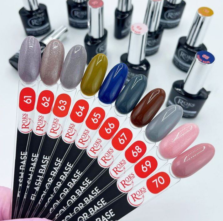 Roks Base for nails Base Rubber French No. 061, 8 ml