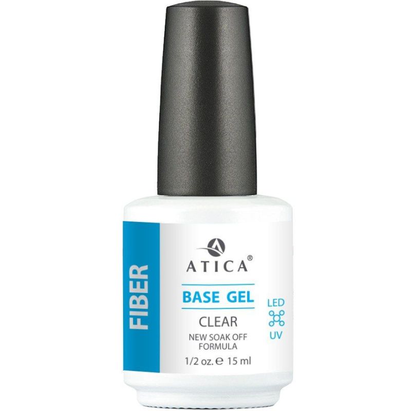 Atica Base for nails Base Gel Fiber (soak off), 15ml