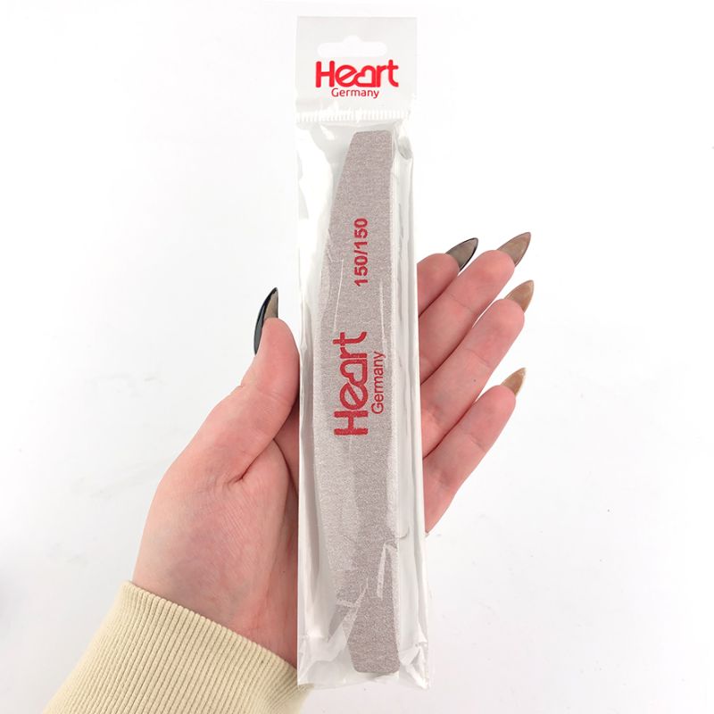 HEART Nail buff file Half 150/150, semicircle