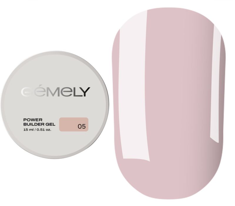 Gemely (ex. GA&MA) Гель для нігтів Power Builder gel 005, 15 мл