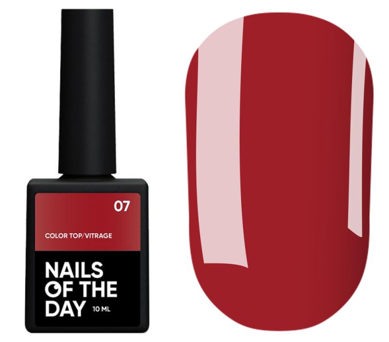 Nails Of The Day Nail top Color top No. 01 (pale pink), 10 ml