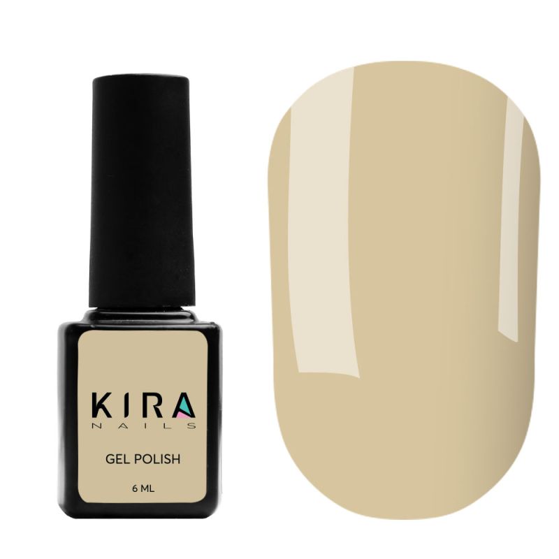 Kira Nails gel varnish No. 122 (pale gray-green, enamel), 6 ml