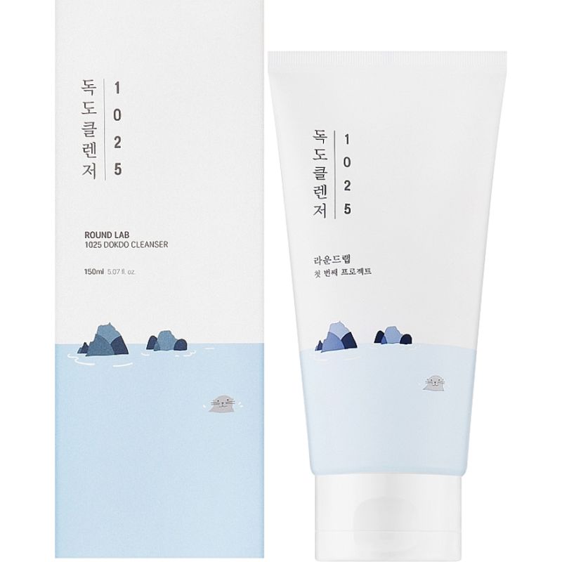 ROUND LAB Soft foam for skin cleansing Dokdo Cleanser, 150 ml