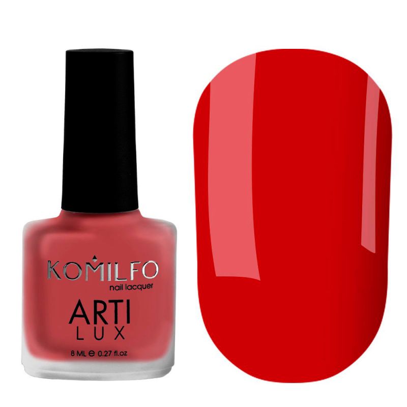 Nail polish Komilfo ArtiLux Lady in Red 001, 8 ml