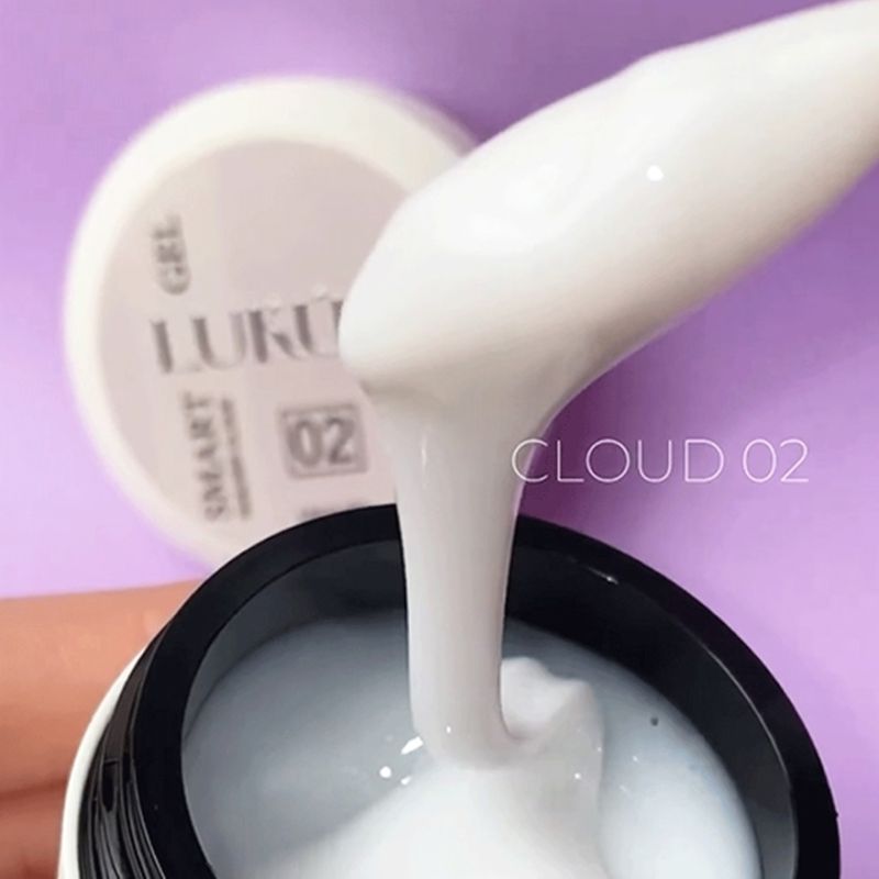 Lukum Гель для ногтей Smart Gel №02 (Cloud), 30 мл