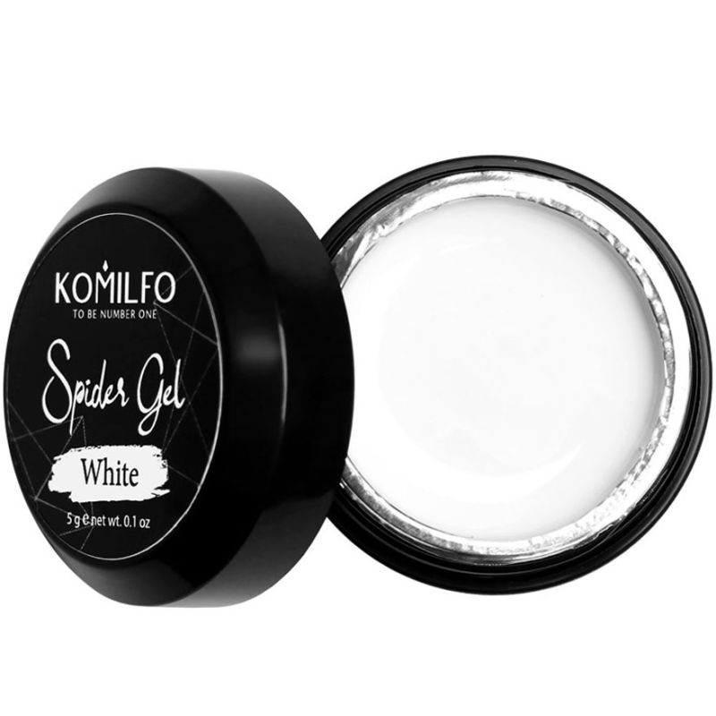 УЦІНКА до 11.2026 Komilfo Spider Gel White, 5 г