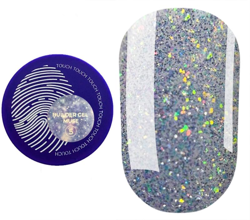 Touch Гель для ногтей Builder gel MUSE 5, 15 мл