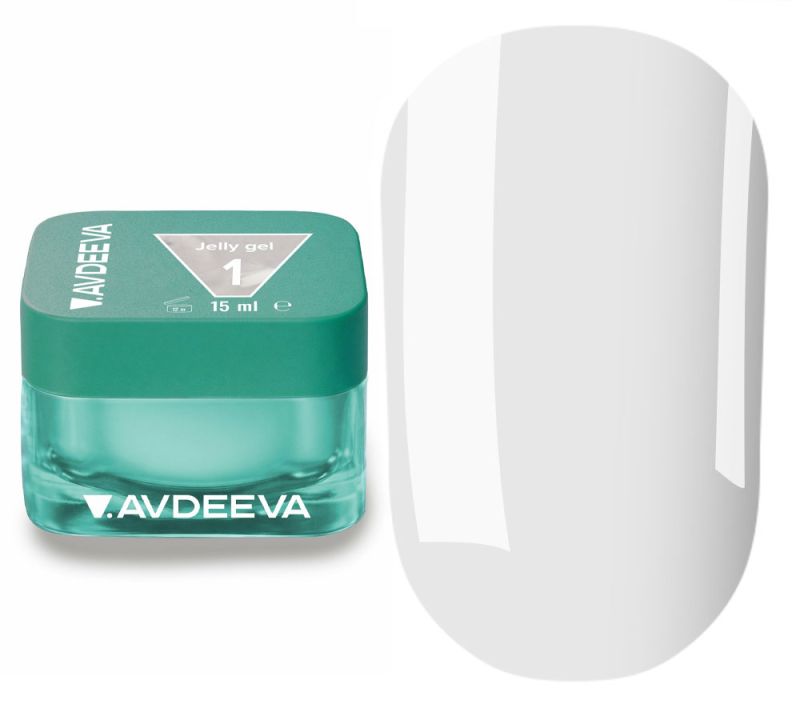 Victoria Avdeeva Гель желе для ногтей Jelly Gel №01, 15 мл