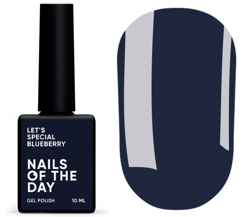 Nails Of The Day Gel polish Let's special Blueberry, 10 ml