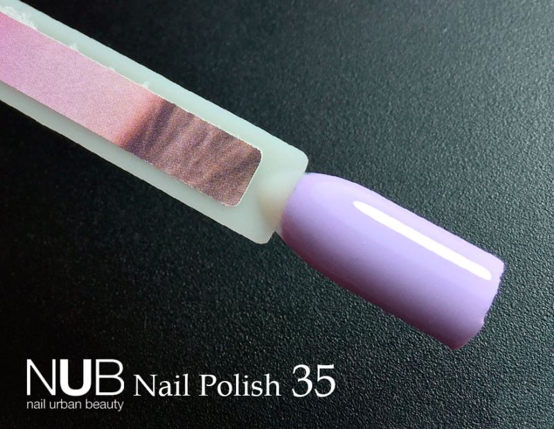 Nail polish NUB 035 Icy Lilac (lilac, enamel), 14 ml