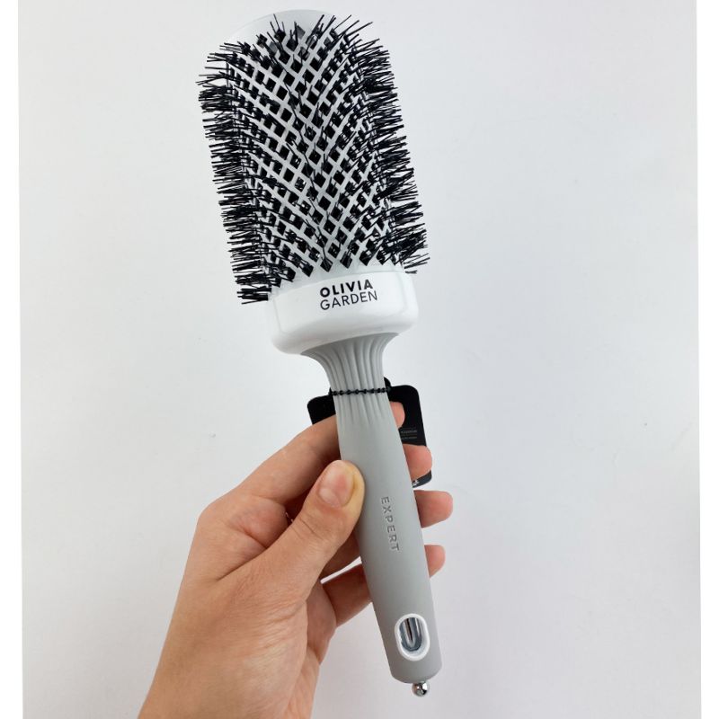 Olivia Garden Thermal brushing EXPERT BLOWOUT Shine White 55 mm artificial bristles