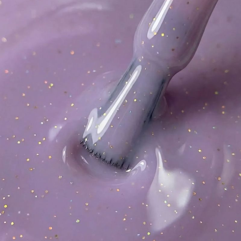 Grade Nail base Shine Base 38 (lilac with glitter), 15 ml