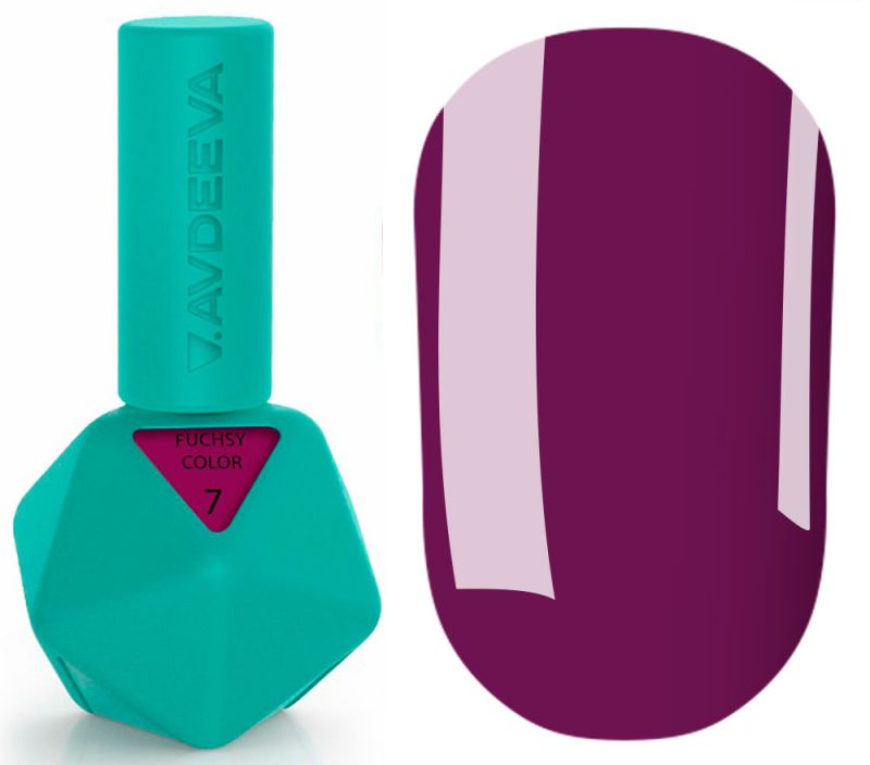 Victoria Avdeeva Гель-лак для ногтей Fuchsy Color №07, 12 мл