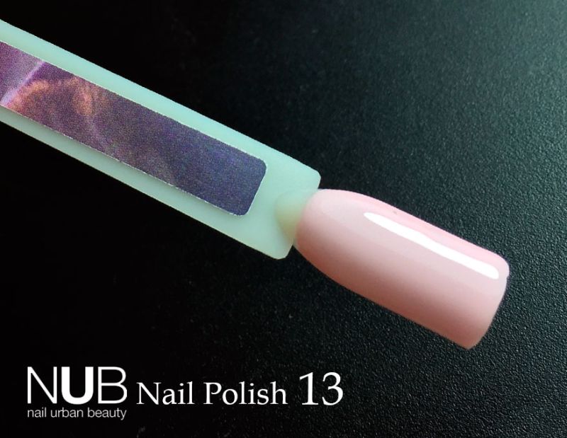 Nail polish NUB 013 Something Sweet (light pastel pink, enamel), 14 ml