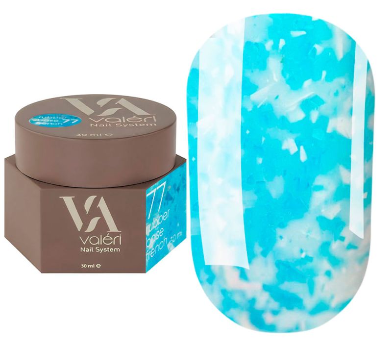 Valeri База для нігтів Rubber Base French №77, 30 мл