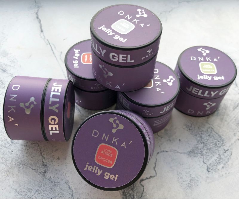 DNKa Gelly Gel 0005 Trigger gel-jelly (dusty pink), 15 ml