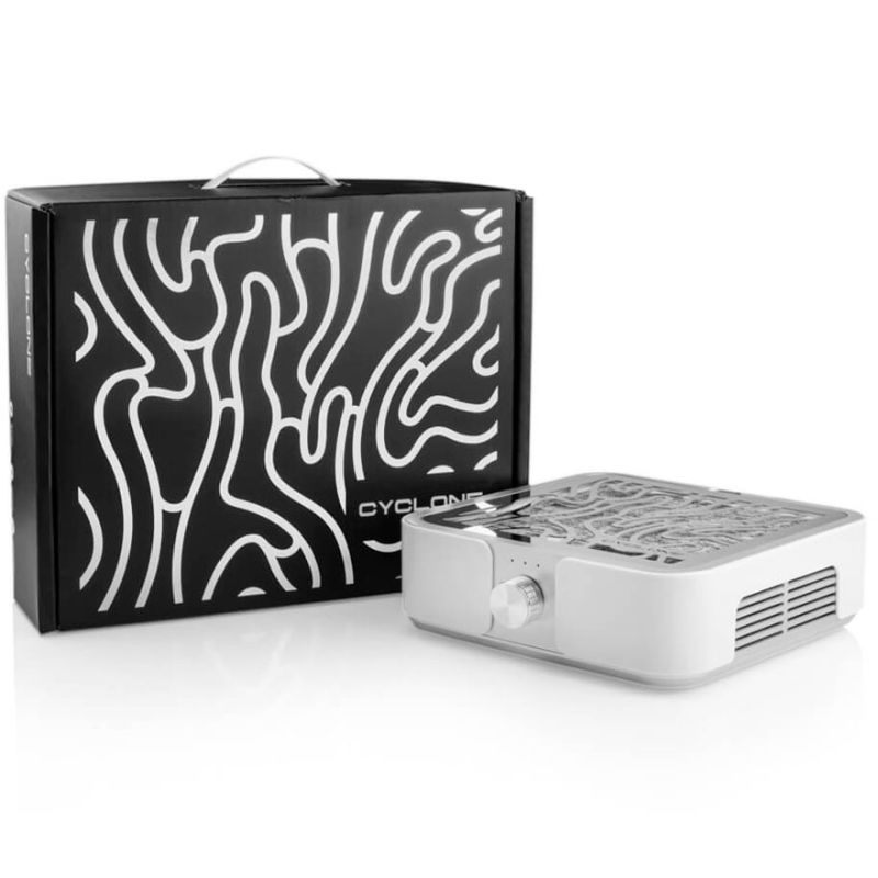 BUCOS Manicure and pedicure hood CYCLONE X 2 SILVER at 72W (12 month warranty)