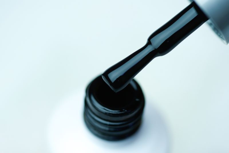 Atica GP 002 Deep Black gel-varnish (black, enamel), 15 ml