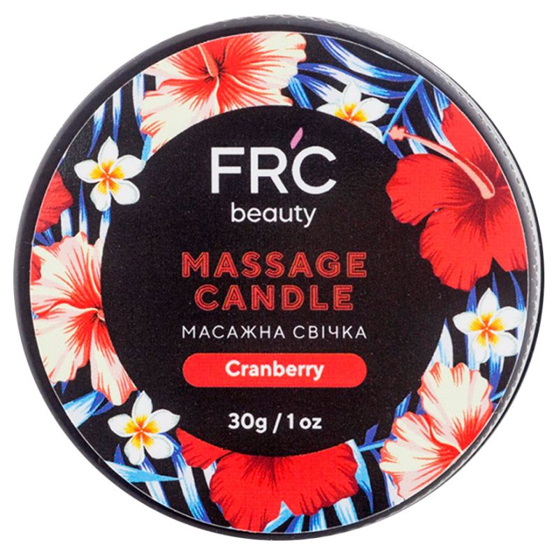 FRC Beauty Massage candle Cranberry (cranberry), 30 g