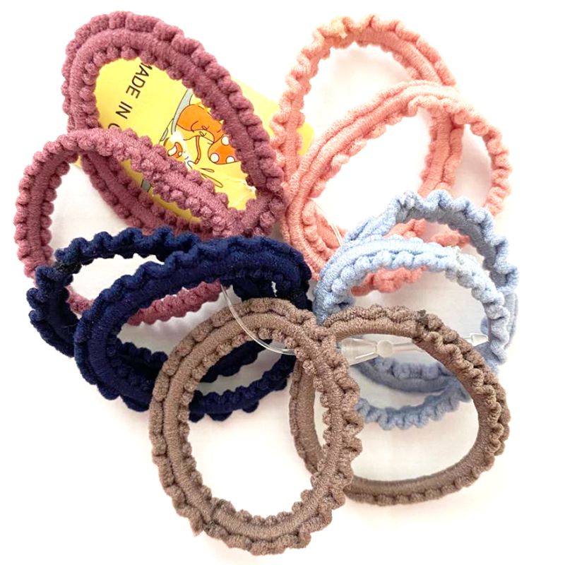 3 cm - multicolored nude - 10 pieces - one wave