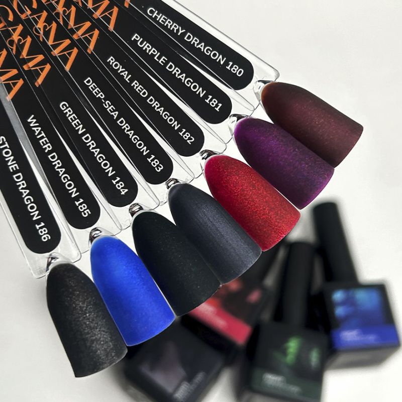 GA&MA Gel polish Night collection 180 Cherry dragon, 10 ml