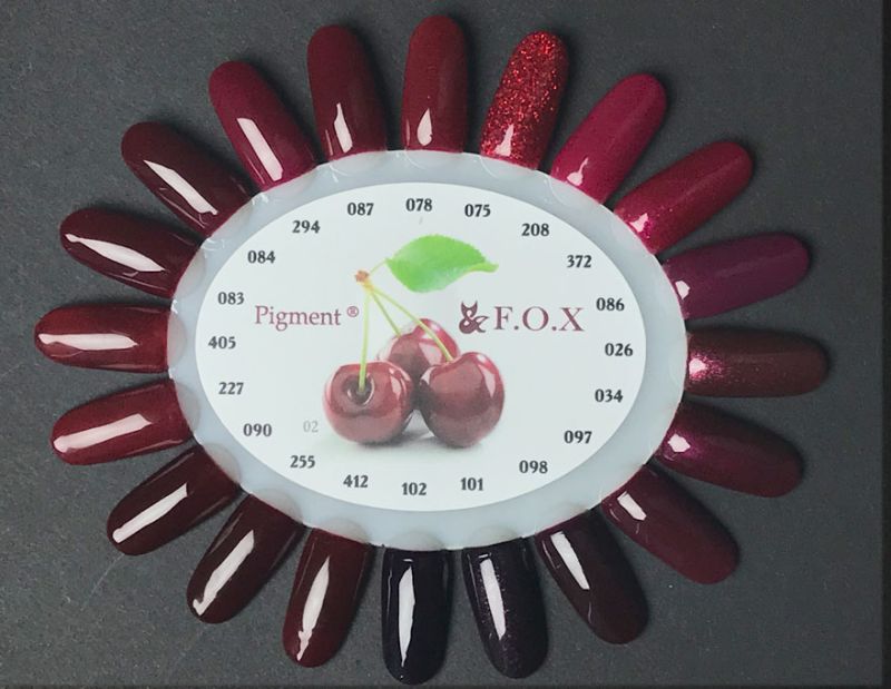 Гель-лак F.O.X № 102 (темний винно-фіолетовий, емаль), 7 мл