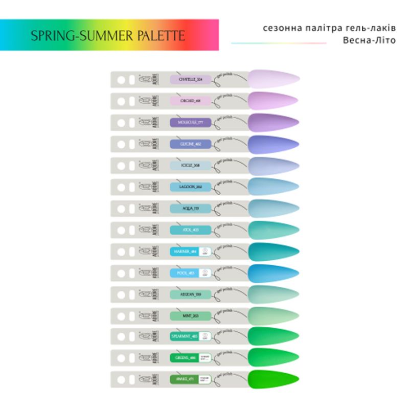Gel polish ADORE Professional No. 113 (light blue, enamel), 7.5 ml