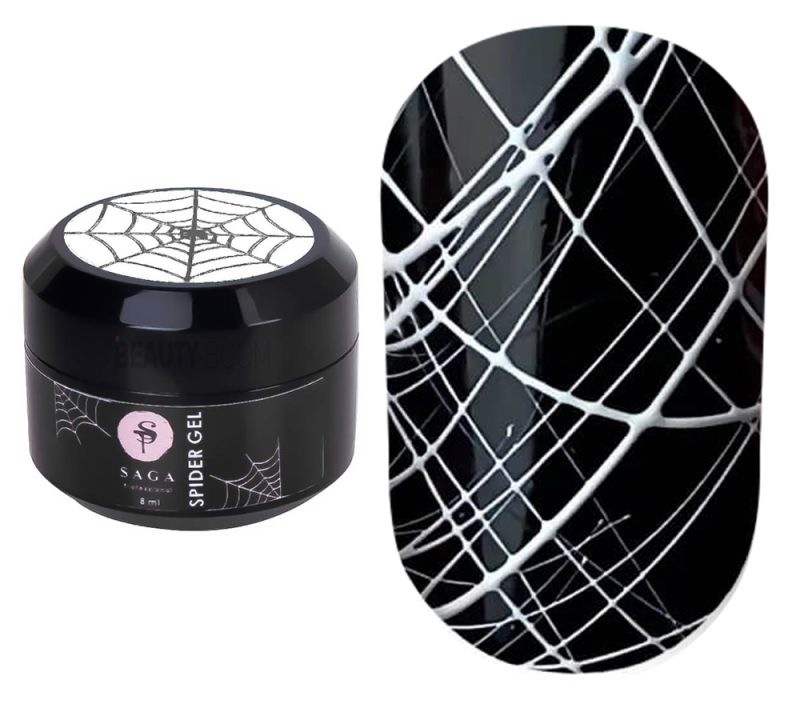 SAGA professional Spider Gel белый, 8 мл