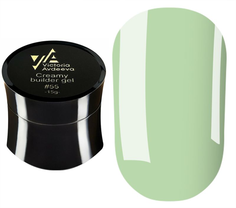 Victoria Avdeeva Гель для ногтей Creamy builder gel №55, 15 мл