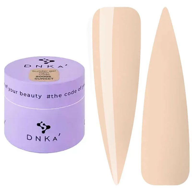 DNKa Гель для нігтів Builder Light Gel 0005 Sunset, 15 мл