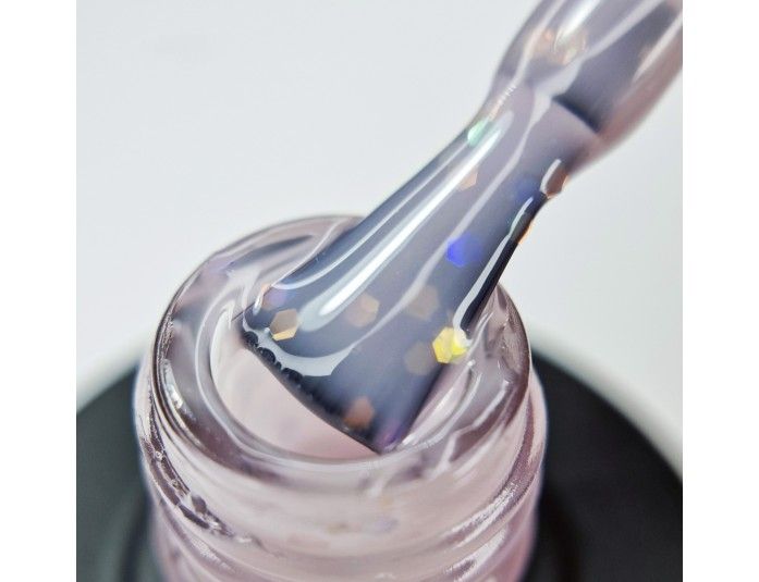 SAGA professional LIGHT BASE 2 (молочно-рожевий із шестигранниками), 9 мл