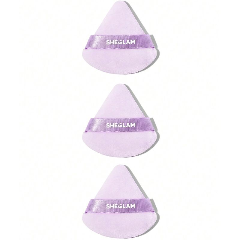 Sheglam Набор спонжей для макияжа Insta-Ready Powder Puff - Mauve Purple, 3 шт