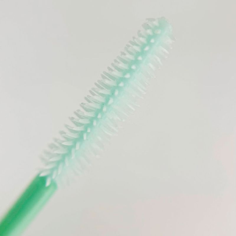Hair brush, nylon, red with black base, 1 pc.