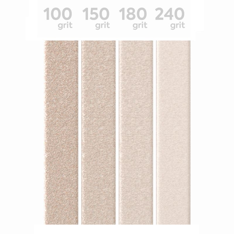 Wonderfile File-strip in white on foam 105x18mm - 150 grit for a saw 160x18 mm (50 pcs/pack)