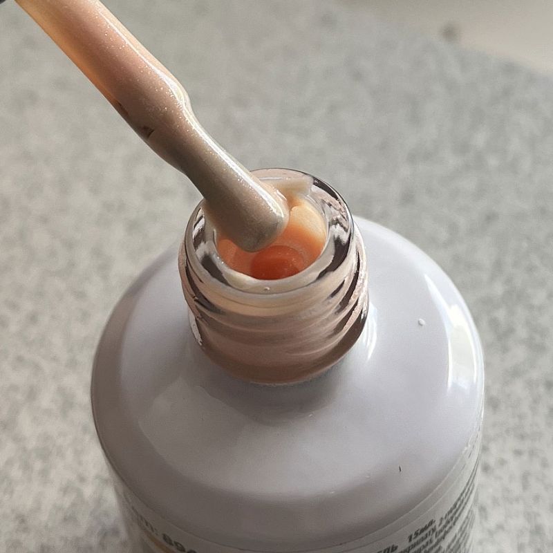 Atica Nail base Color Base Gel Honey Peach (soak off), 15 ml