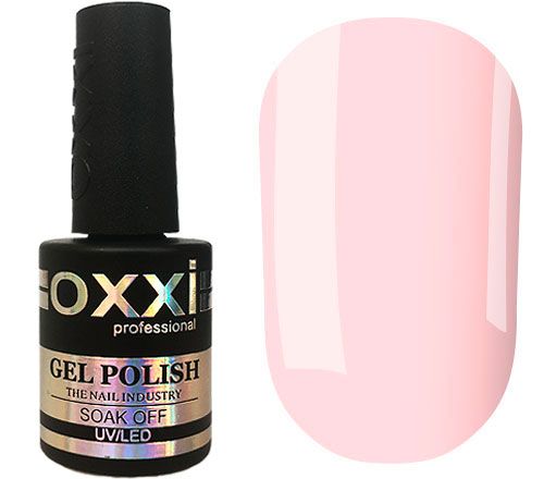 OXXI Гель-лак для ногтей №037 (светлый лилово-розовый, эмаль), 10 мл