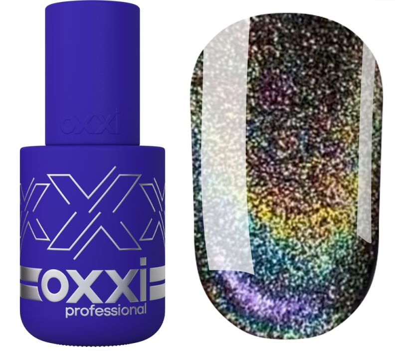 Oxxi Rainbow Cat holographic gel varnish, magnetic, 10 ml