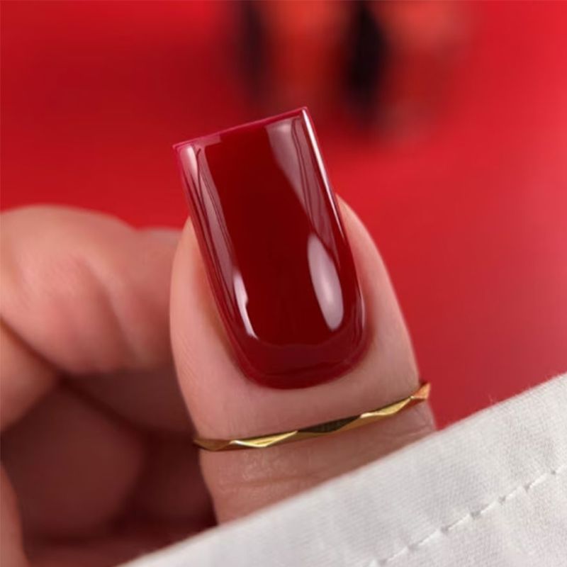 BIBLIOTEKA Гель-лак № 44 Crimson - Щільний пігментований червоний, 10 мл