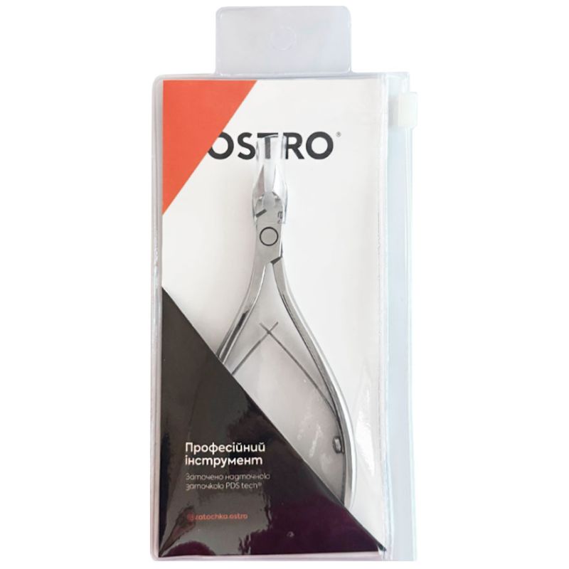 OSTRO professional nippers L, 11-12 mm (cuticle nippers)