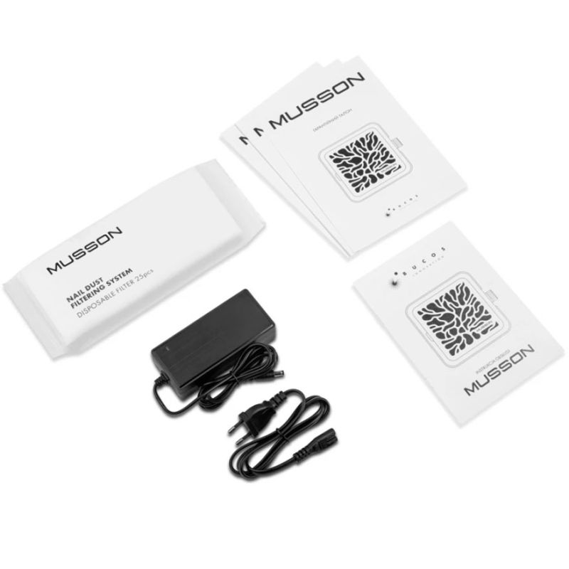 MUSSON Витяжка для манікюру та педикюру X 3 Graphite на 72W (гарантія 24 місяці)