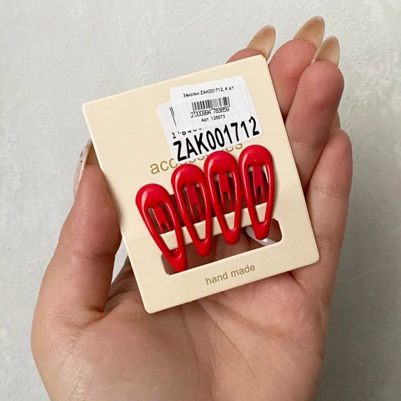 Заколки ZAK001712, 4 шт