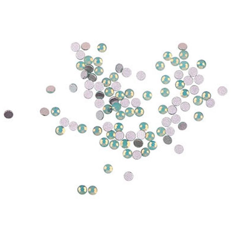 Komilfo Стразы Green Opal, размер 3 (100 шт. в упаковке)